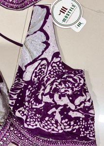 plazzo set with crop top and dupatta