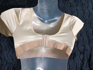 Elegant Beige 🤎Crop Top Blouse