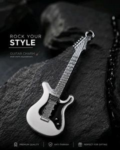 Electric Guitar Charm Pendant