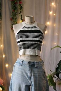 Striped Crop Top