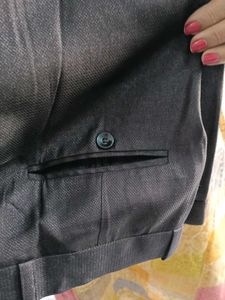 Men's Charcoal Suit Set