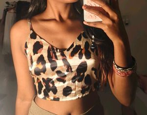 Stylish Leopard Print Cami Top