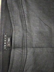 Theory Black shorts like skirt. Length13inches.