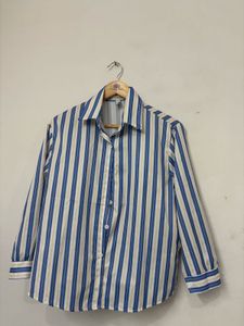 Classic Striped Button-Up Shirt