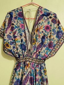 Bohemian Floral Maxi Dress