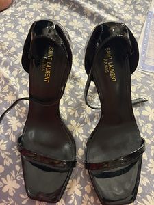 Saint Laurent Black Patent Heels