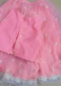 Girls' Party Wear Lehenga Choli Set
