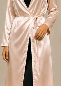 peach satin jacket