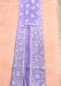Elegant Lavender Chikankari Kurta 🆕✨🌸💜