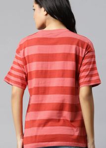 Striped Round Neck T-Shirt
