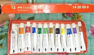 Faber-Castell 12 Watercolours TubePaint Fabercastl