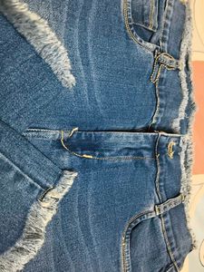 Denim bootcut blue jeans