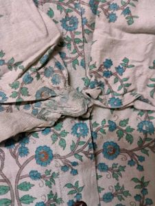 Elegant Floral Print Kurta for Women