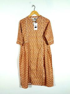 Yellow Printed Kurta For Women's