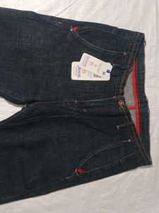 Stylish Dark Wash Denim Jeans