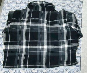 Crop Woolen Shirt