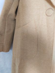 CREAM COAT FOR WOMEN