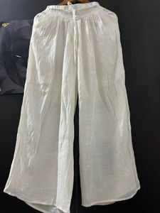 Wide Leg White Pants