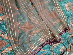 Elegant gotapatti border dupatta