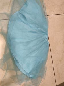 Light Blue Tulle Skirt