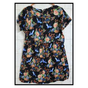 Bird Print Dress