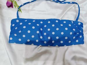 🇳🇿💫🎀Polka Dot Halter Crop Top