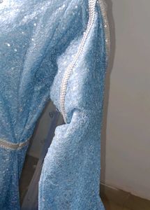 Elegant Blue Ethnic Gown