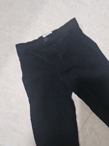 Black Wide-Leg Trousers