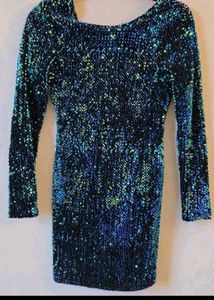 Shein Sparkly Sequin Mini Dress