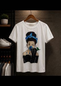Artistic Graphic Print T-Shirt