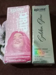 Recode Golden Glow Strobe Cream &amp; Drip BB Crea