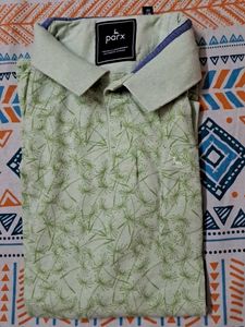 Parx Men's Printed Polo Shirt