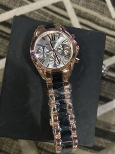 Michael Kors Rose Gold & Black Watch