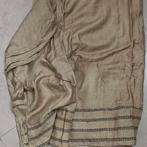 pure silk dupatta with embroidery on pallu