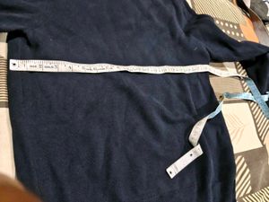 korean japanese vintage Navy Blue Long Sleeve