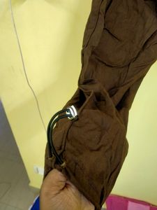Brown Cargo-like Trousers/Pants