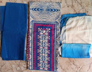 Unstitched Kurta Set with Dupatta