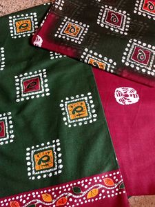 Beautiful pure cotton Batik suit material
