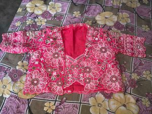 New fully stitched saree with blouse and jacket