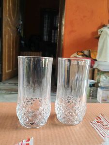 unused Set of 2 Crystal Cut Tumblers