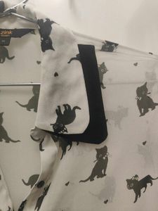 Cat Print Shirt