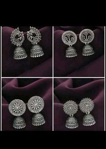 combo pack of 6 Jhumka Earrings Set