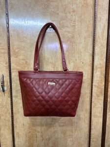 Faux Leather Tote Bag