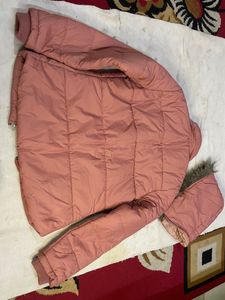 Blush Pink Puffer Jacket