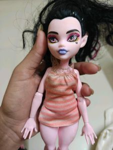 Monster High Doll - Pink Striped Dress
