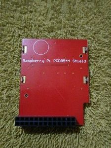 Mini 1.6 inch RPI PCD8544 Shield V3.0 CPU Info Pix