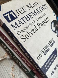COMBO🎉JEE Main Solved Papers (Physics, Chemistry,