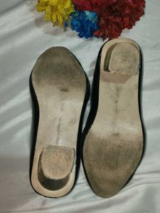 Shiny Black Ballet Flats
