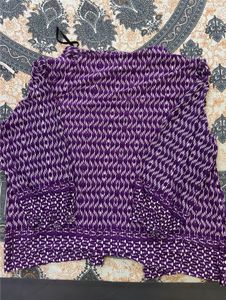 Stylish Purple Printed Kimono Cardigan(shrug)