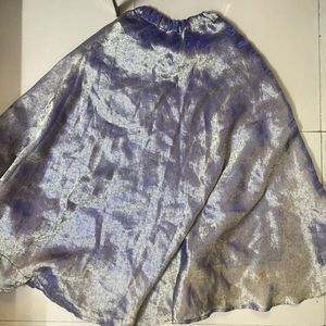 Shimmering Blue Ethnic Skirt